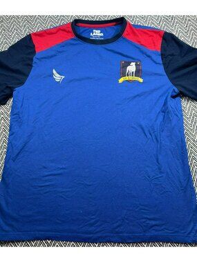 Ted Lasso AFC Richmond Team Logo T-Shirt Large Blue & Red Cotton Blend